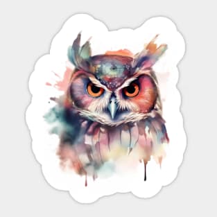 owl art love Sticker